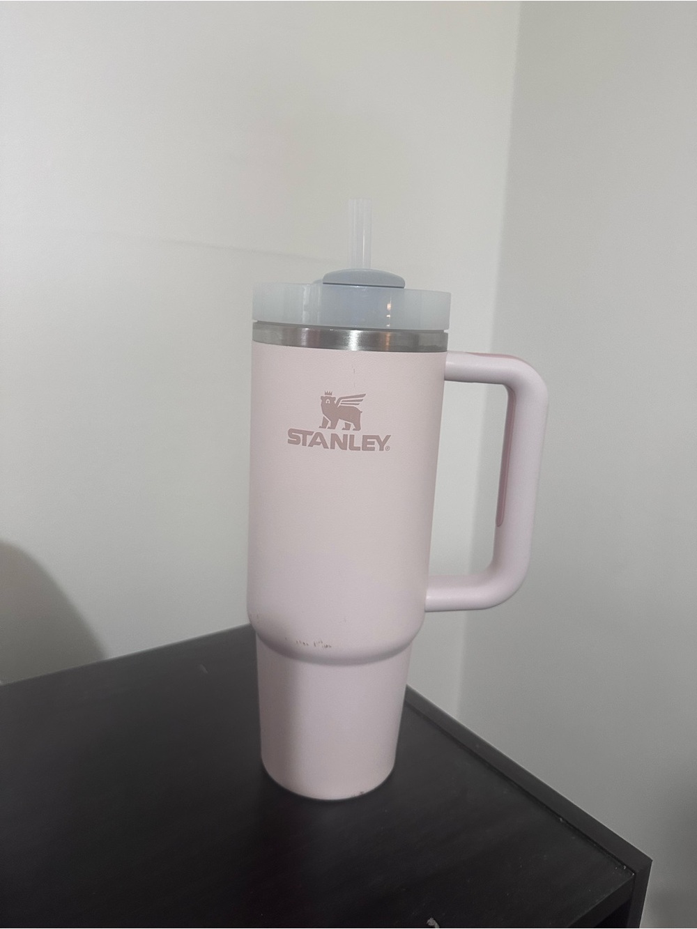 Stanley Light Pink Travel Mug with Handle
